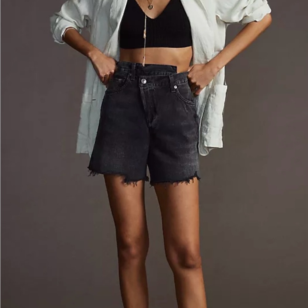 Agolde criss cross short